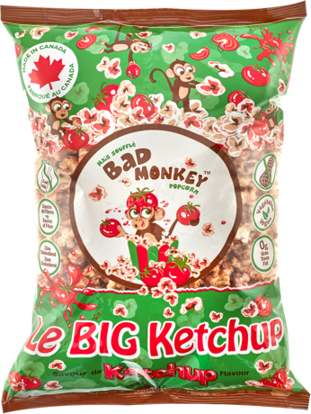 Bad Monkey The Big Ketchup popcorn bag
